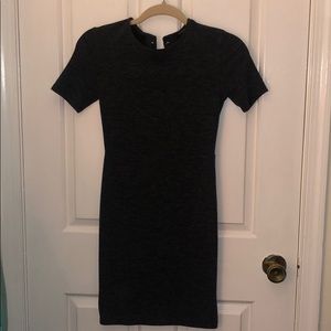 Short sleeve sweater dress